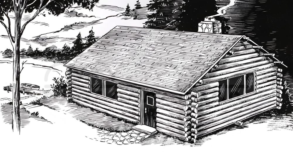 1946_WoodbeckCabinPlanBook Page 015_Hero_Upscaled