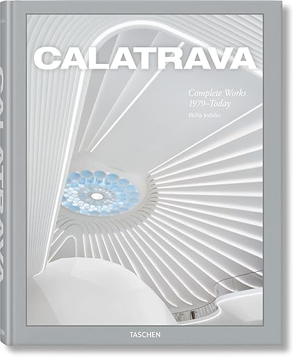 The cover of Calatrava: Complete Works 1979–Today showcases a modern, white architectural interior—perfect inspiration for any architect or student. Written by Philip Jodidio and published by Taschen, it’s a striking addition to any Holiday Gift Guide.